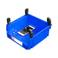 Industrial Office Organizer Square Flexible Injection-Molded Sustainable Plastic Storage Parts Bin for Wire Shelving