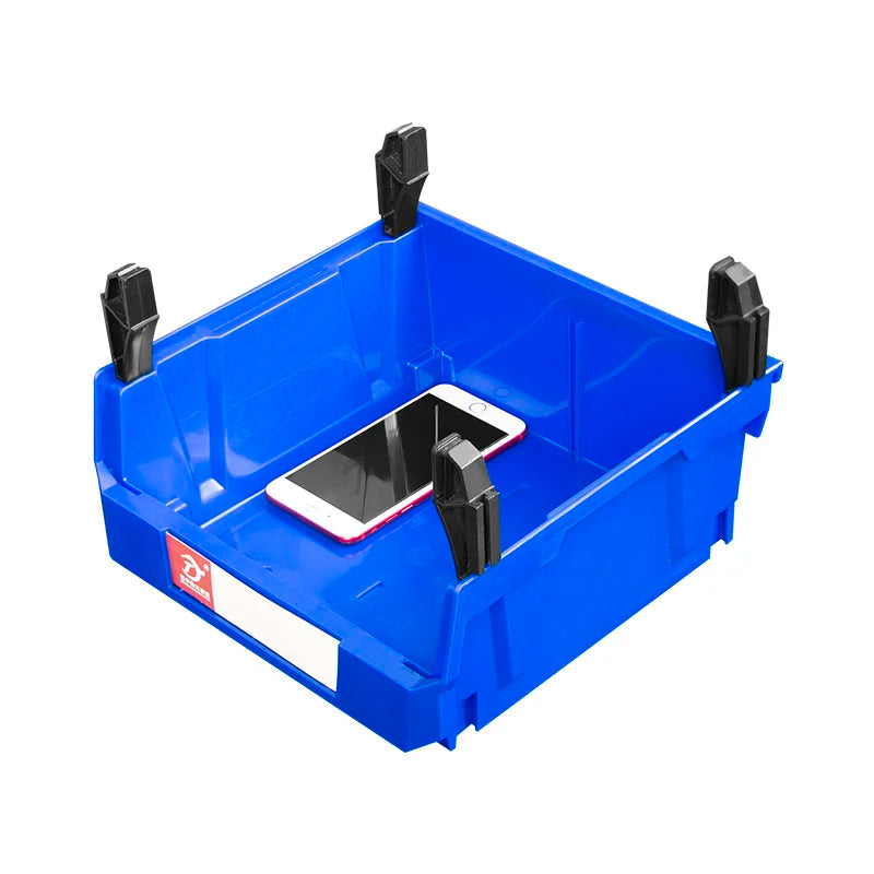 Industrial Office Organizer Square Flexible Injection-Molded Sustainable Plastic Storage Parts Bin for Wire Shelving