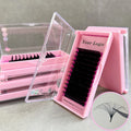 Wholesale Individual Velvet Silk Eyelash Extension Fluffy Matte Dark Black Volume Lashes Extensions