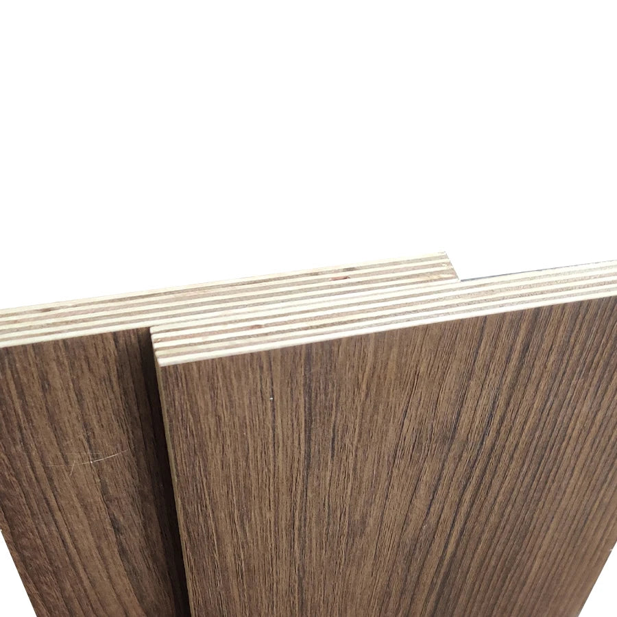 Wholesale  9mm Wood Melamine Laminated Plywood for Kitchen Cabinet Furniture