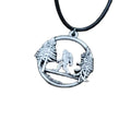 Custom Alloy Vintage Bigfoot Sasquatch Spirit Animal Necklace Chains for Anniversary