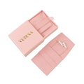 Luxury Microfiber Jewelry Pouch with Envelope Flap Custom Logo Suede Packaging for Elegant Jewellery Storage