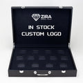Factory Custom Logo Skincare Cosmetic Box Large Pu Leather Vintage Briefcase Suitcase Perfume Gift Box Custom Packaging