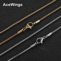 SC029 1.5mm Stainless Steel Box Chain Necklace Female Necklace