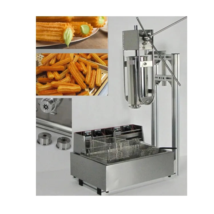 Popular Sale Encrusting Remplissage Automatic Churros Machine for Snack Food Gas Churros Machine