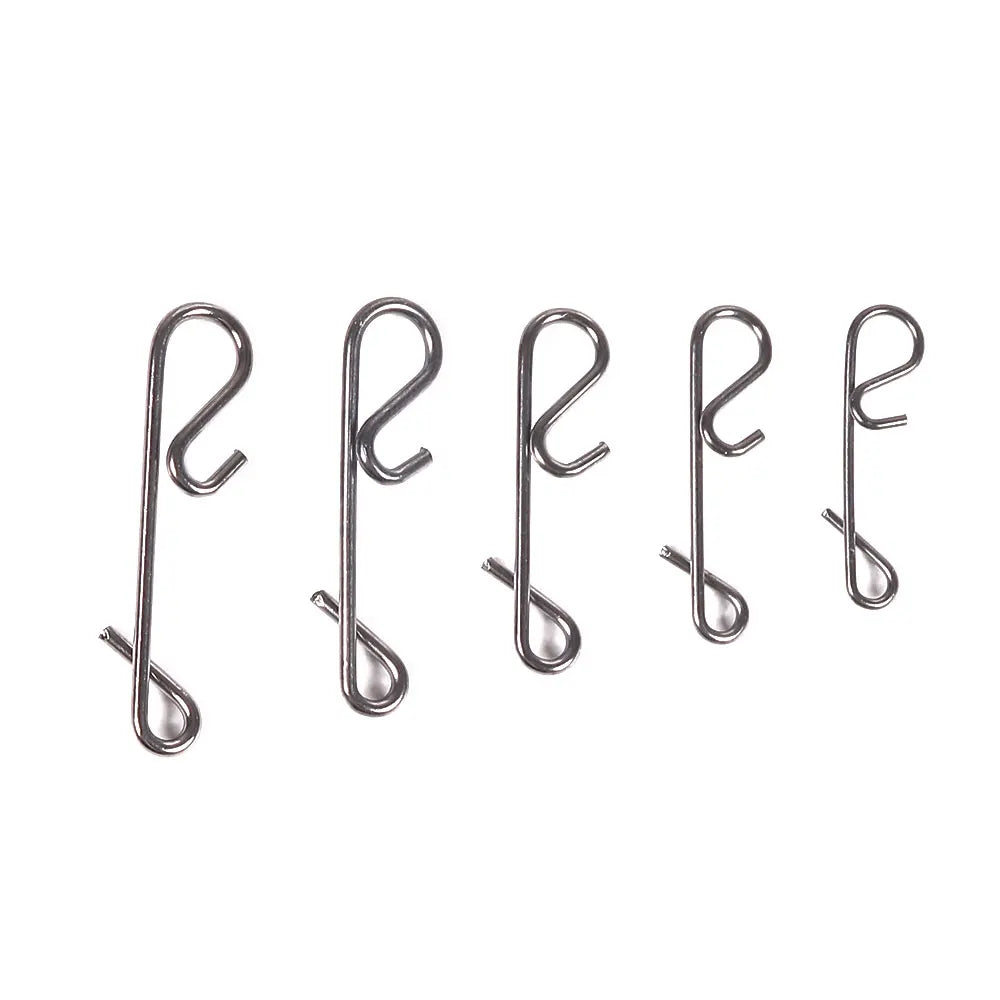 Snap-On Swivel Fishing Gear Bucket 50 Pieces One Bag Swivel Snap Hook