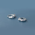 S925 Sterling Silver Simple Diamond Ear Clip on Earring Non-piercing Ear Cuff Earrings Fashion Stud Earrings Women Jewelry