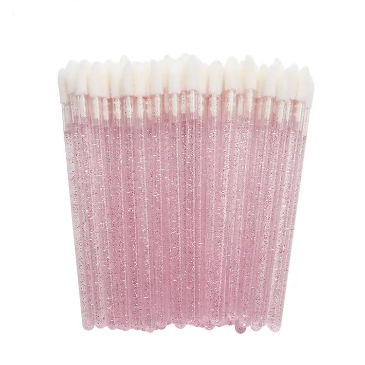 Wholesale Glitter Makeup Brush Lip Gloss Wands Disposable Lip Applicator