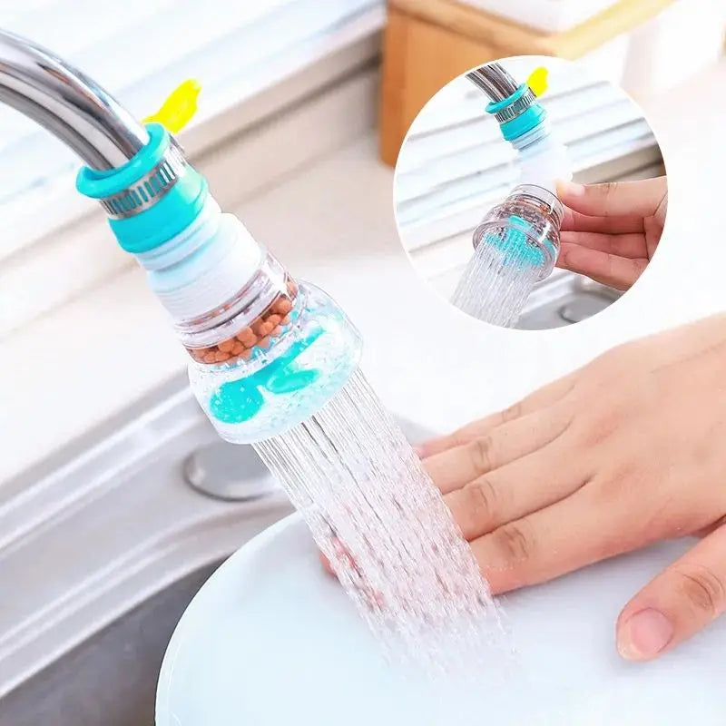 Faucet Bubbler 360 Rotatable Bent Water Saving Tap Aerator Diffuser Faucet Nozzle Filter Water Filter Swivel Head Kitchen Tools