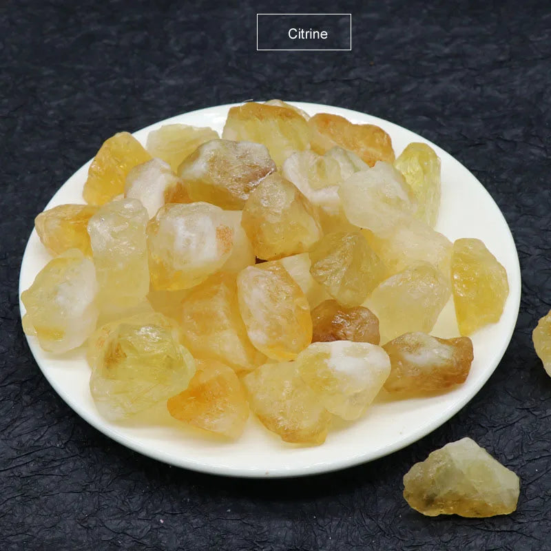 Huiying New Natural Crystal Citrine Rough Stone for Wholesale Buyers Crafts