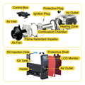 Czech Germany Warehouse Pick up Diesel Air Heater All in One 8KW 12V Delivered Within One Week
