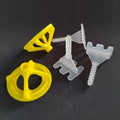 Spin Doctor Modern Plastic Tile Leveling System Includes Clips and Wedges Spacers for Floor Tiles Level Tile Accessories