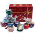 R296 Christmas Decoration Candle Tin Soy Candle Single Xmas Gift Tin Scented Candle