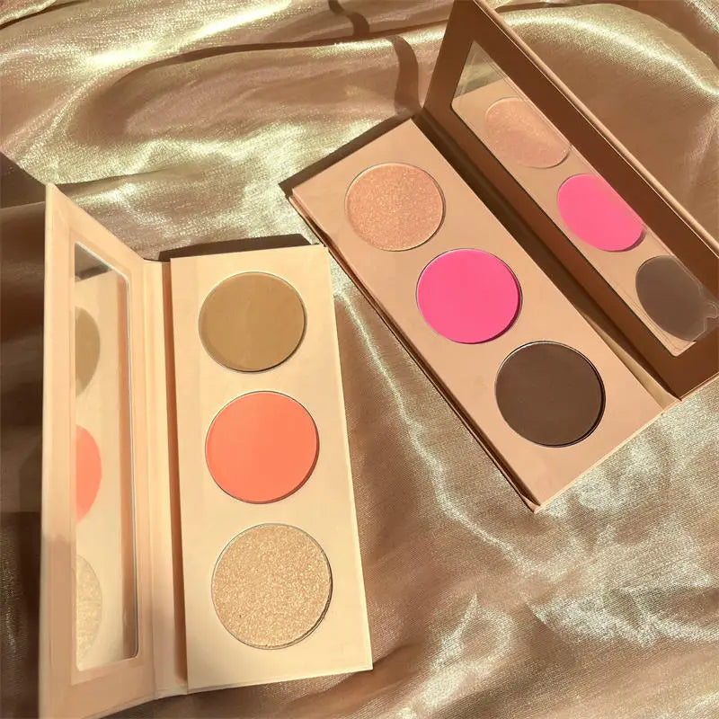 Wholesale Custom Logo Creamy Texture Blusher Vegan Cruelty Free Smooth High Pigmented Blush Palette Private Label