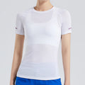 Sport Shirts Short Sleeve Women Active Dry Fit Gym Mesh Shirt Custom Screen Printing Running Sweat Shirts