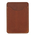 Fashion Vintage Brown Wallet Men Slim Crazy Horse Leather Card Holder