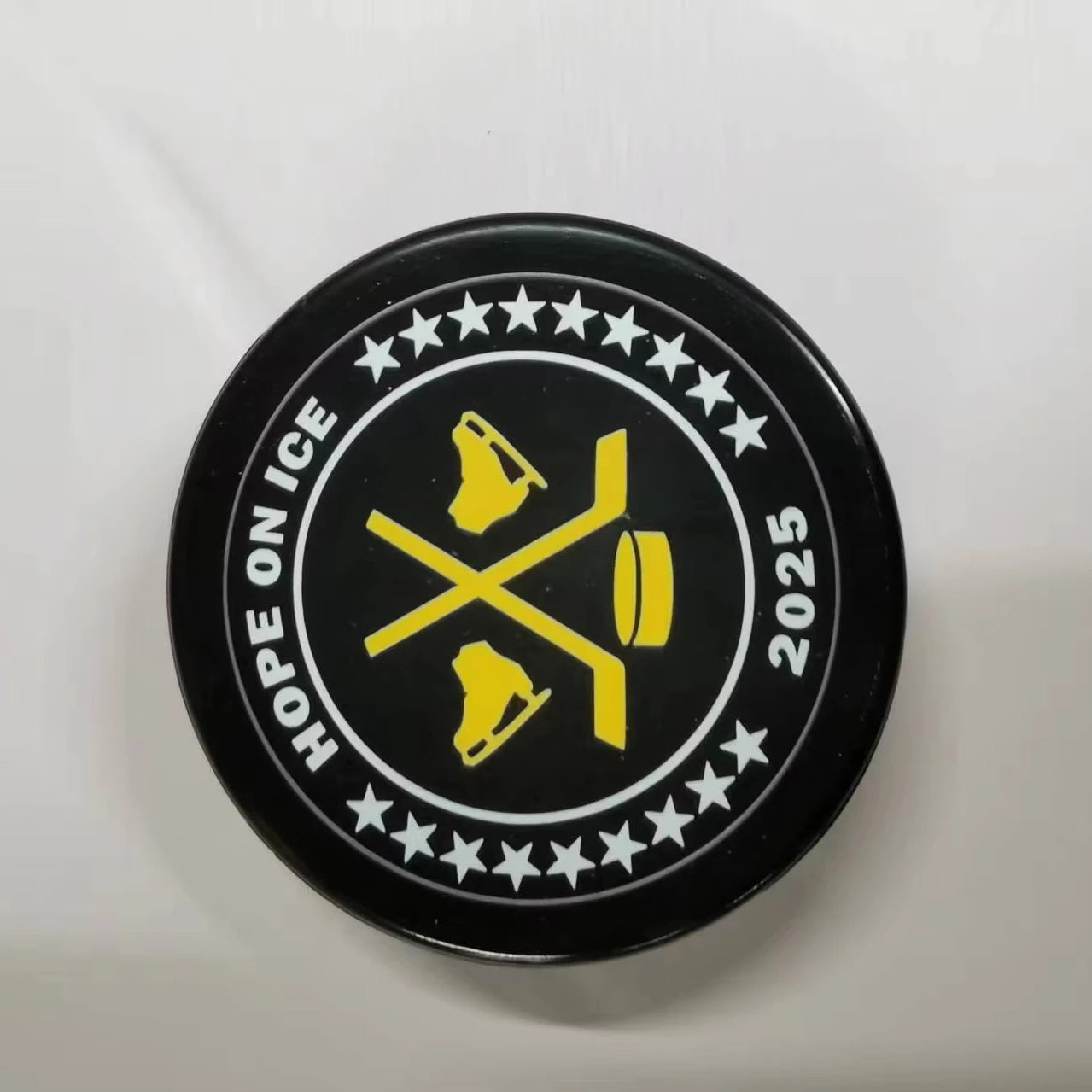 Low Price Point Official Size Blank Vulcanized Rubber Ice Hockey Puck for Practice