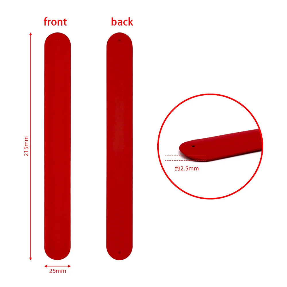 Custom Logo Silicone Wrist Band Flexible Snap Slap Hand Bracelet for Kids Adult