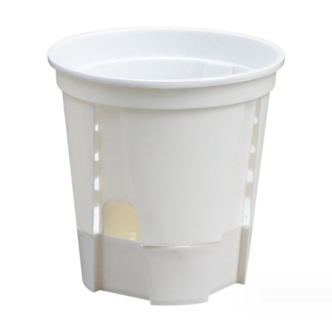 Plastic PP Self Watering Clear Orchid Pot Hanging Planter Home Garden Flower Container JN Brand Model JN4065