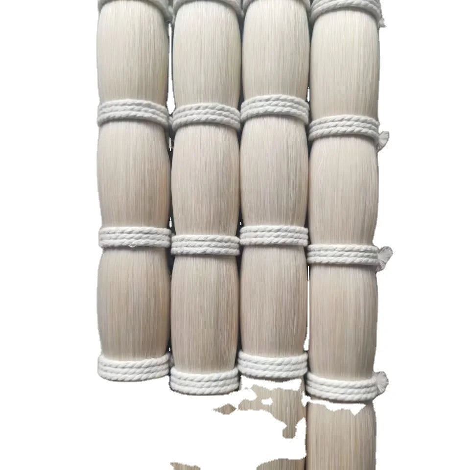 High Quality 28-35 Inches Mongolia Horse Tail Hairs for Violin Bow Hairs Cello Bow Hair and Other National Music Instrument