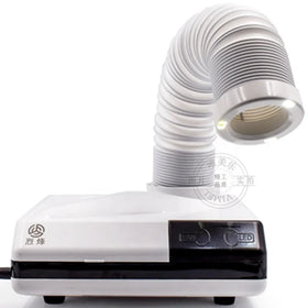 Dental Suction Machine with LED Light Portable Salon Nail Dust Collector Desktop Vacuum Cleaner Strong Suction Quiet Operation