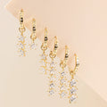 Nagosa 925 Sterling Silver Earring Wholesale Gold Vermeil Custom Star Pendant Fit for Hoop Earring