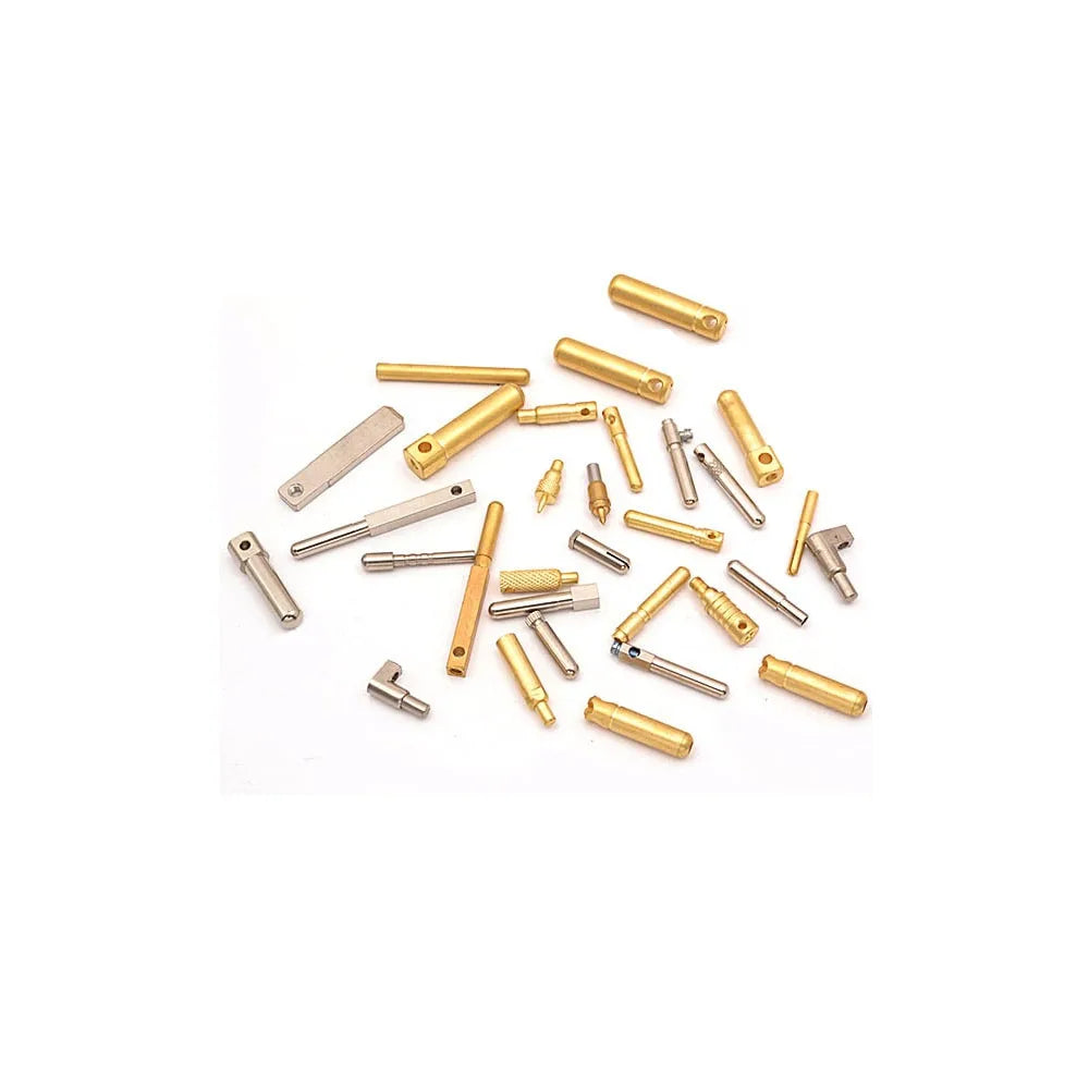 Custom 5 Inches Gold Plating Letter Pins Pogo Electronic Brass Copper Pcb Pin