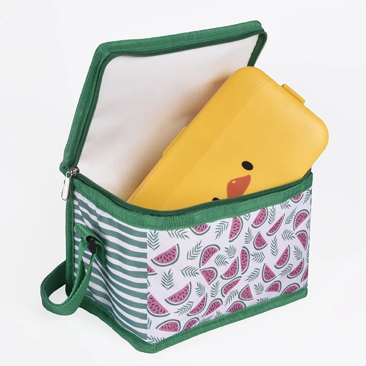 Custom 600d Polyester Waterproof Kids Cooler Lunch Bag Children Fancy Cartoon Children Insulated Lunch Box Bag for School Kids