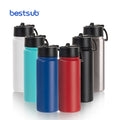 New Hot 18oz 22oz 32oz Double Wall Stainless Steel Insulated Sport Flask BPA Free Travel Water Bottle with Lid