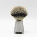 Traditional Silvertip Badger Shaving Brush Chrome Plated Stainless Steel Handle Luxury Shave Accessory Shaving Brush for Men