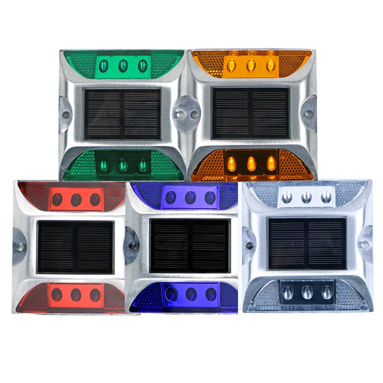 Led Solar Pavement Lights Road Aluminum Studs Traffic Solar Road Stud Light