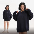 Casual Outfits 2024 Fall Clothes 380G Retro Womens Sweatshirts Long Sleeve Crew Neck Pullover Sweatshirt Women Hoodies
