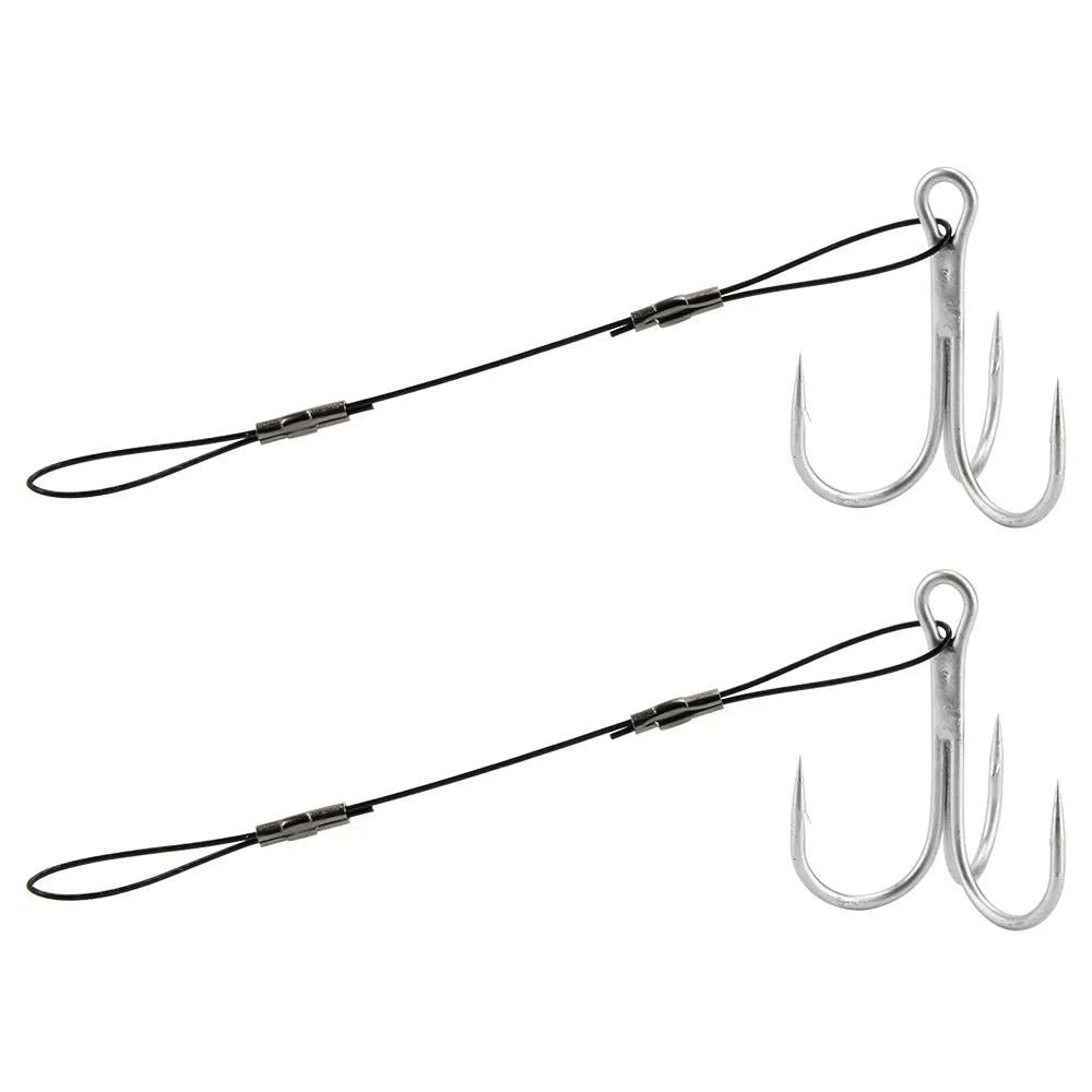 Spinpoler Stinger Fishing Rig Hook for Big Shad Sea Fishing Hook String #6 #1 #1/0 #2/0 Fishhook Connector Manufacturers