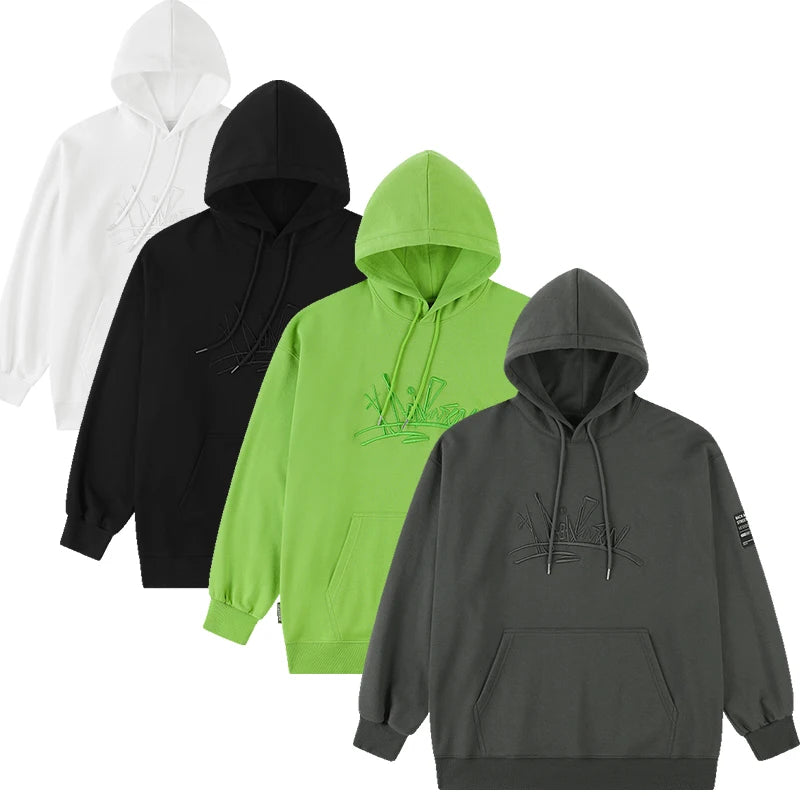 Custom Plus Size Men's Oversized Breathable Spandex/Polyester Pullover Hoodie Solid Design Sweatshirt Embroidered Logo for