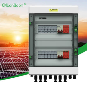 CNLonQcom LQX 6/2B.24 Solar PV Combiner Box DC500V 6 in 2 6 String IP65 Waterproof CE for Junction Box for Solar System