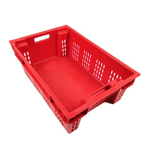 Best Price Supermarket Plastic Crate Turnover Box Plastic Heavy Duty Ventilated Plastic Crate