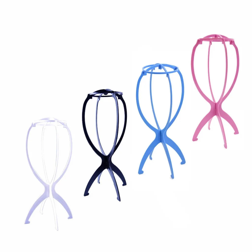 FX-HT41 Detachable Plastic Lace Wig Stands Thicken Plastic Hair Wigs Support Portable Plastic Wig Stand for Wigs Wholesale