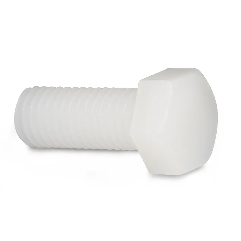 Chinese Factory Supply Plastic Hex Head Screws PVDF Screw Plastic Bolt Plastic Screw and Nut MegaBDM