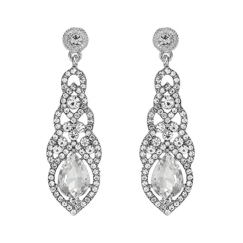 European and American High-grade Light Luxury Sense Needle Personality Long Earrings Jewelry Multi-color Optional Wholesale