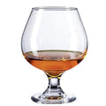 Gift Barware 260ML Thickened Big Belly Footed Drinkware Gold Rimmed Glassware Crystal Short Stem Whisky Brandy Snifter Glasses