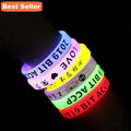 China Factory Certified Top 1 Hot Selling Fashionable Luminous Wristband for Christmas