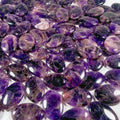Hongzhuo Wholesale Natural Healing Stone Crystal Crafts Polished Gemstone Nice Amethyst Palm Stone for Decoration