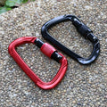 26KN Aviation Aluminum Mountain Climbing Carabiner Clip Durable Hooks for Outdoor Activities