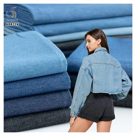 Guangzhou Foshan Factory Cheap Twill Denim Fabric Prices 10s Cotton Spandex Stretchy Denim Fabric for Sale