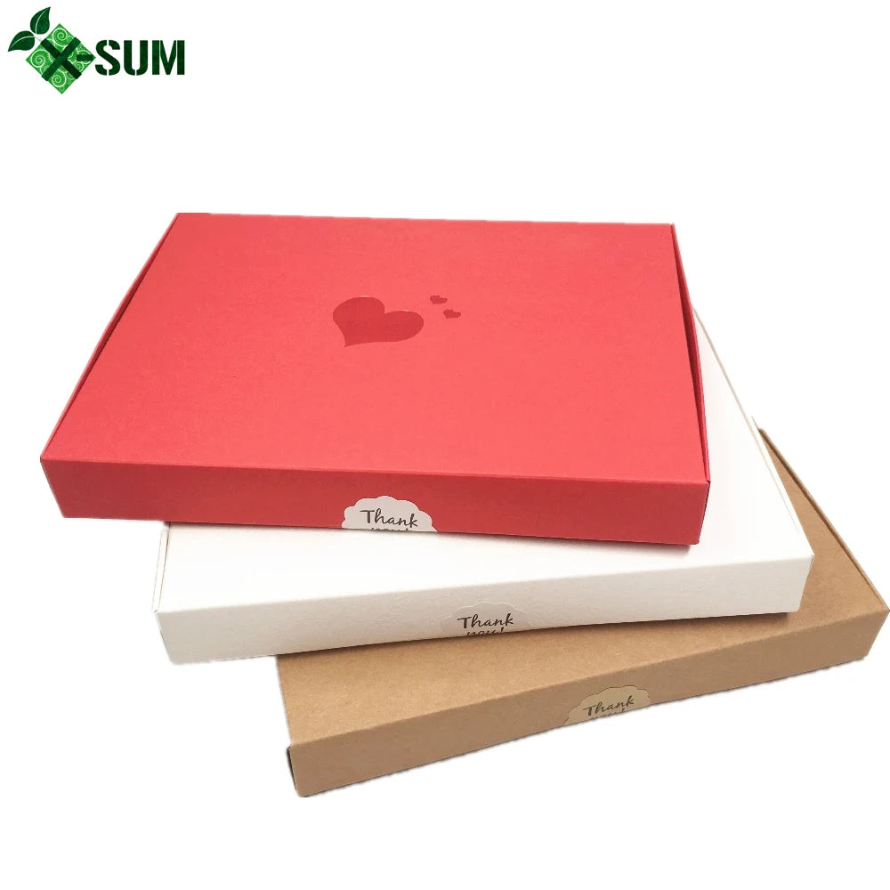 Stand Envelope Clothing Packaging Recycle Kraft Paper T Shirt Packaging Box