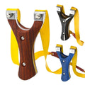 Piaoyu Alloy Slingshot Portable Pocket Sling Shot with Rubber Band Outdoor Sports Hunting Shooting Slingshot Accessories