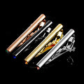 Men's Business Cylindrical Individual Tie Clips High-End Trendy Tie Clips With Metal Inlaid With Diamonds MegaBDM