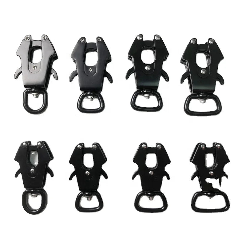 Luxury Dog Collar Frog Clip Aluminum Snap Hook Dog Hook