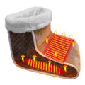 Heated Foot Warmer with Massager Winter Warm Home Comfort for Elbow & Knee Pads
