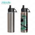 PYD Life Custom 27oz 30oz Single Wall Stainless Steel Drinking Water Bottle With Straw Lid 30oz 900ml Water Bottle With Logo